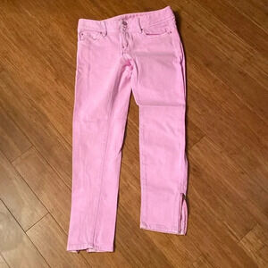 Lilly Pulitzer Worth Skinny Mini zip women’s pink jeans size 2